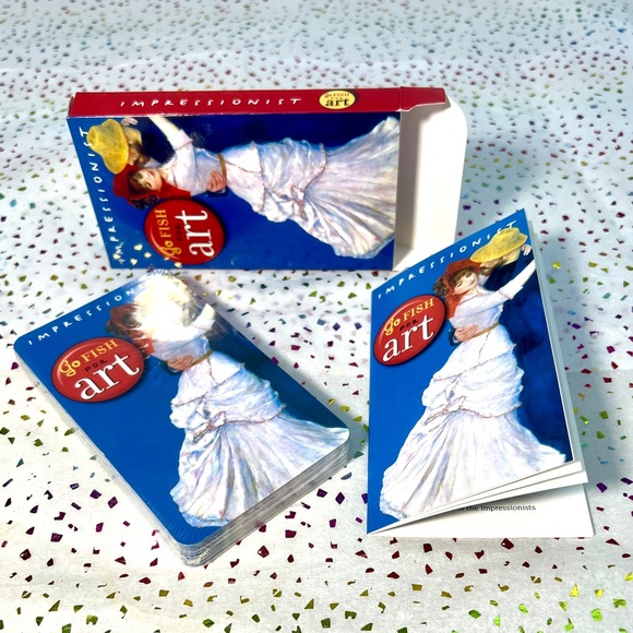 Go Fish For Art Card Games and Books - Impressionists & Van Gogh & Friends - Picture 2 of 4